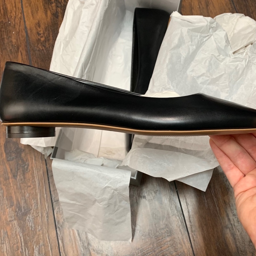 NWT Everlane The '90s Flat in Black Leather - Picture 12 of 14
